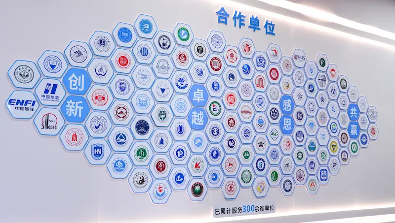 Corporate Partners Display Wall