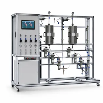 Fixed-Bed Chemical Reaction and Gas Dust Tar Removal Unit Operations Pilot Plant
